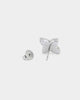 Guess Mainline Flower Party 12mm CZ Studs Earrings Silver