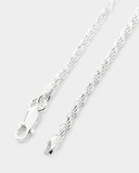 House Of Auric 2.5mm Rope Bracelet Sterling Silver