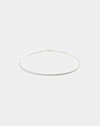House Of Auric 3mm Cuban Link Bracelet Sterling Silver