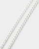 House Of Auric 3mm Cuban Link Bracelet Sterling Silver