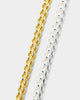 House Of Auric 5mm Cuban Bracelet Set Gold/Silver