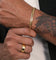 House Of Auric 6.4mm Double Curb Bracelet 18k Gold Vermeil