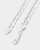 House Of Auric 6.4mm Double Curb Bracelet Sterling Silver