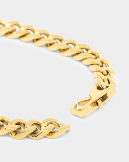 Guess Mainline Side Lion Coin Bracelet Gold