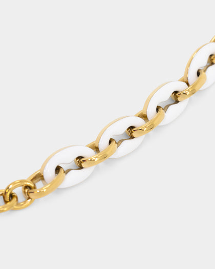 Guess Mainline Women's White & Crystal Bracelet White