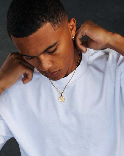 NXS English Coin Pendant Gold