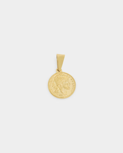 NXS Gladiator Coin Pendant Gold