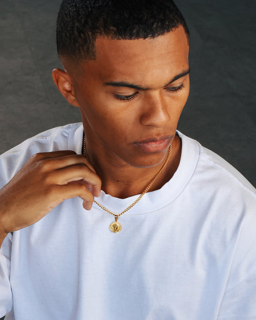 NXS Gladiator Coin Pendant Gold
