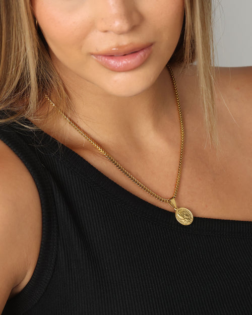 NXS Gladiator Coin Pendant Gold