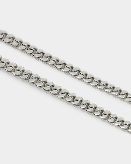 INFRA Padlock Cuban Chain Stainless Steel