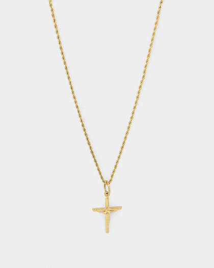 NXS Crucifix Pendant Gold
