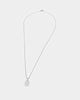 NXS Tag Chain White Gold