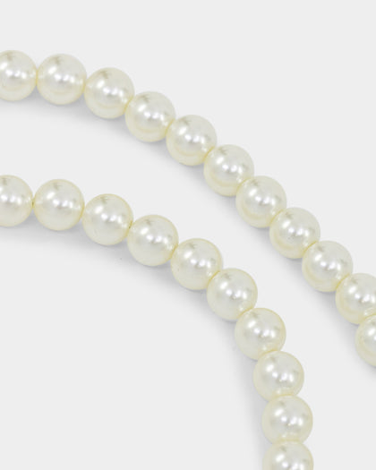NXS Cupids Pearl Necklace White Gold