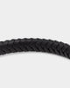 NXS Solo Leather Bracelet Stainless Steel