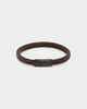 NXS Solo Leather Bracelet Brown