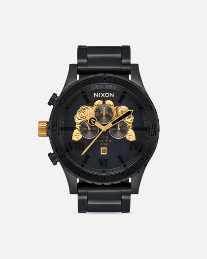 Nixon X 2PAC 51-30 Watch Black/Gold