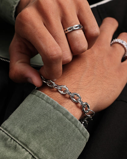 Loiter Spiked Pig Bracelet Stainless Steel