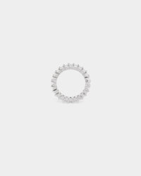 NXS Baguette Ring Iced White Gold