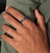 NXS Baguette Ring Iced Black