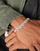 NXS Iced Razor Bracelet Iced White Gold
