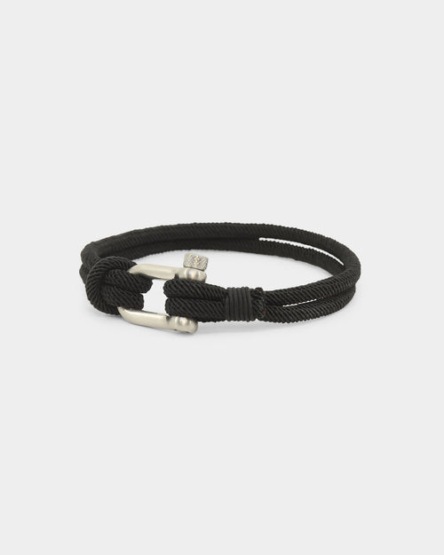 Saint Morta Carabiner Bracelet Black