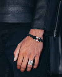 Saint Morta Carabiner Bracelet Black