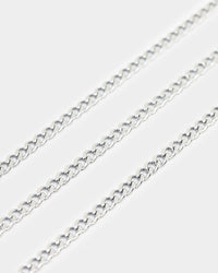 NXS Compass Necklace Set White Gold