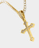 NXS Crusaders Tennis Necklace Iced Gold