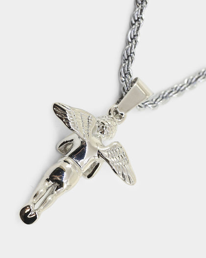 NXS Cupids Rope Necklace White Gold