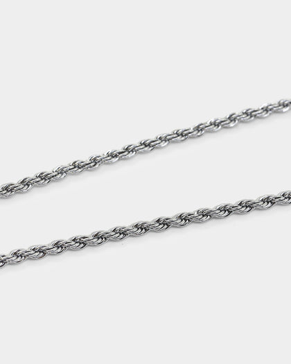 NXS Cupids Rope Necklace White Gold