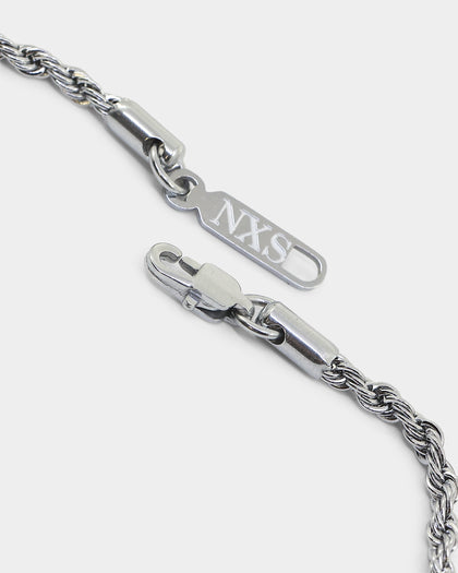 NXS Cupids Rope Necklace White Gold