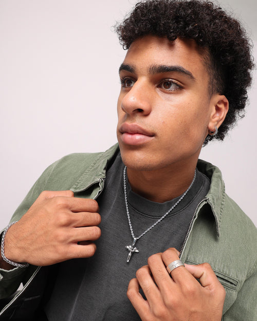 NXS Cupids Rope Necklace White Gold