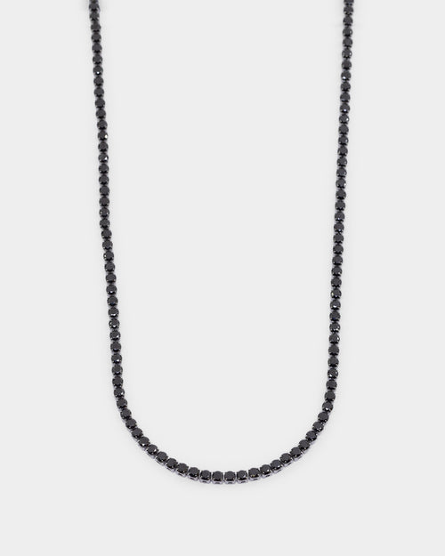 NXS 3mm Tennis Chain Iced Black