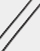 NXS 3mm Tennis Chain Iced Black