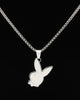 Playboy By House Of Auric Playboy Bunny Pendant Sterling Silver