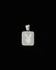 Playboy By House Of Auric Playboy Square Pendant Sterling Silver