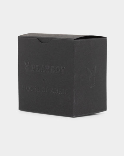 Playboy By House Of Auric Playboy Square Pendant Sterling Silver