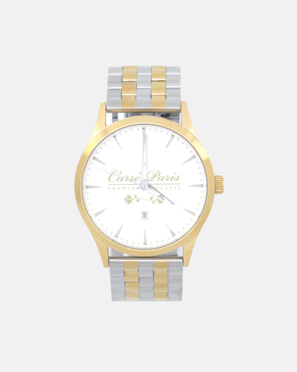 Carre Laurant Watch Gold/Silver/White