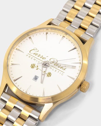 Carre Laurant Watch Gold/Silver/White