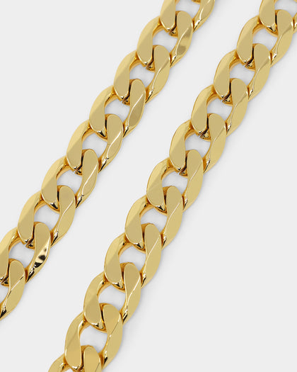 NXS Angular Curb Chain Gold
