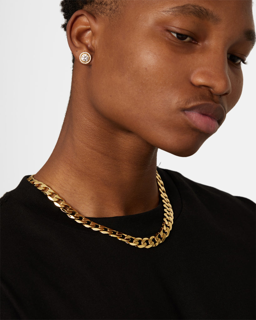 NXS Angular Curb Chain Gold | Culture Kings US