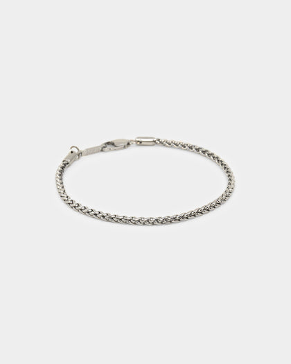 NXS Wheat Bracelet White Gold