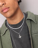 NXS Jesse Duo Stone Chain Iced White Gold