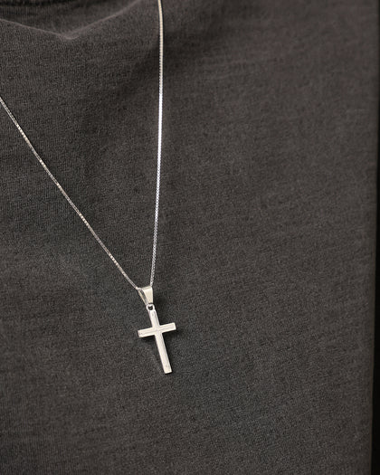 House Of Auric Mateo Cross Pendant Silver