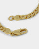 NXS Flat Faced Curb Bracelet Gold