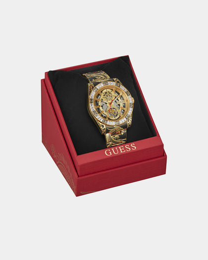Guess Mainline Women's Dragon Watch Gold
