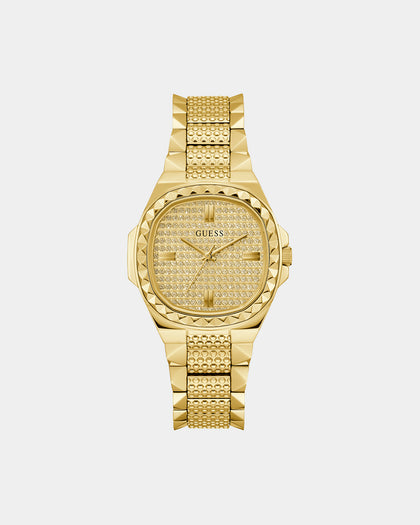 Guess Mainline Women's Rebellious Watch Gold
