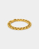 NXS Hex Cut Curb Bracelet Gold