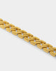 NXS Hex Cut Curb Bracelet Gold