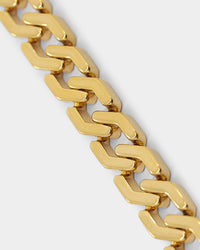 NXS Hex Cut Curb Chain Gold